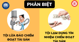 Phân biệt Tội lừa đảo chiếm đoạt tài sản với Tội lạm dụng tín nhiệm chiếm đoạt tài sản